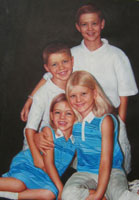 Group Oil Portrait