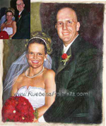 Wedding Art Portrait