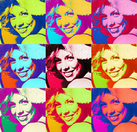 Warhol style portrait