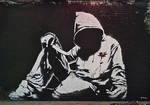 Banksy graffiti style portraits