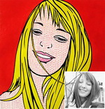 Lichtenstein style portraits