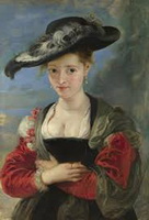 Rubens oil portrait