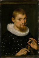 Rubens oil portrait