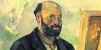 Cezanne oil portrait