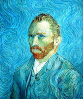 Van Gogh oil portrait