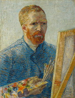 Van Gogh oil portrait