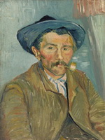 Van Gogh oil portrait