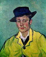 Van Gogh oil portrait