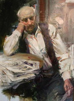 Pino oil portrait