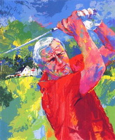 Leroy Neiman oil portrait