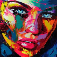 Francoise Nielly oil portrait