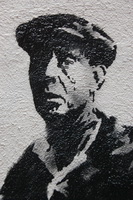 Banksy oil portrait