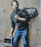 Banksy oil portrait