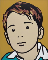 Julian Opie portrait