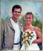 Wedding Art Portrait