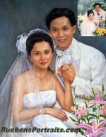 Wedding Art Portrait