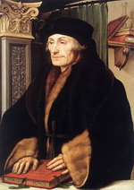 Hans Holbein oil portrait