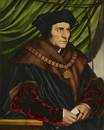 Hans Holbein oil portrait